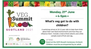 Information regarding 'What's veg got to do with children event' containing the same info as in the event description